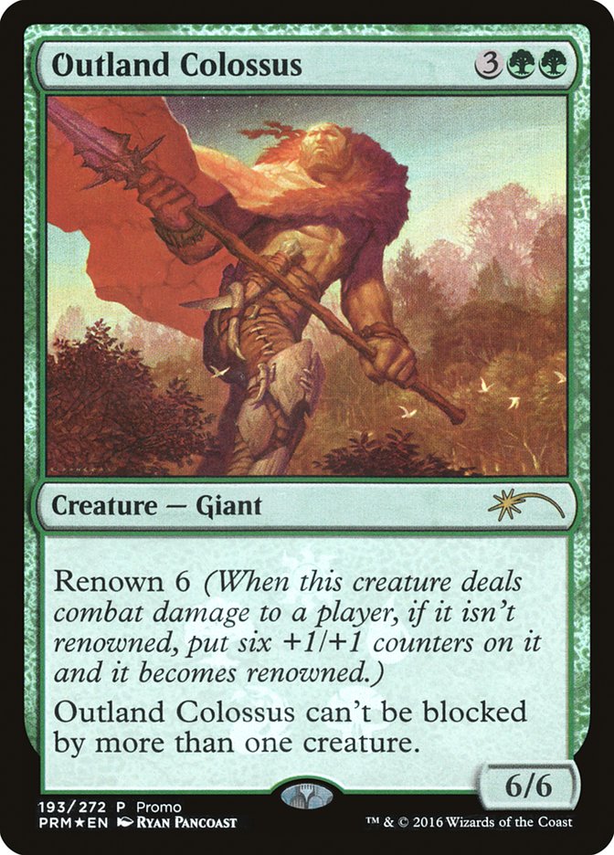 Outland Colossus [Resale Promos] Magic: The Gathering