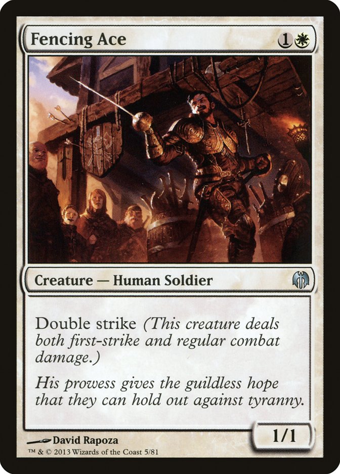 Fencing Ace [Duel Decks: Heroes vs. Monsters] Magic: The Gathering