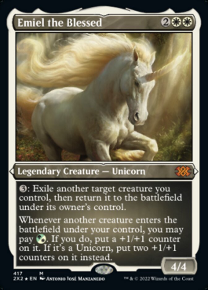 Emiel the Blessed (Foil Etched) [Double Masters 2022] Magic: The Gathering