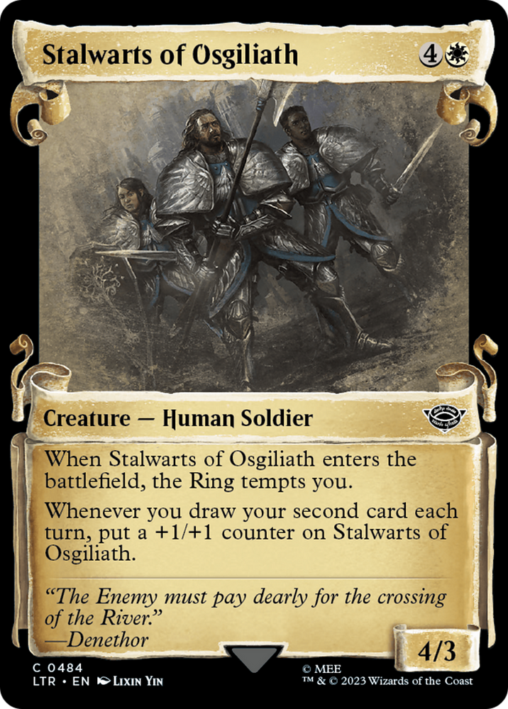 Stalwarts of Osgiliath [The Lord of the Rings: Tales of Middle-Earth Showcase Scrolls] Magic: The Gathering