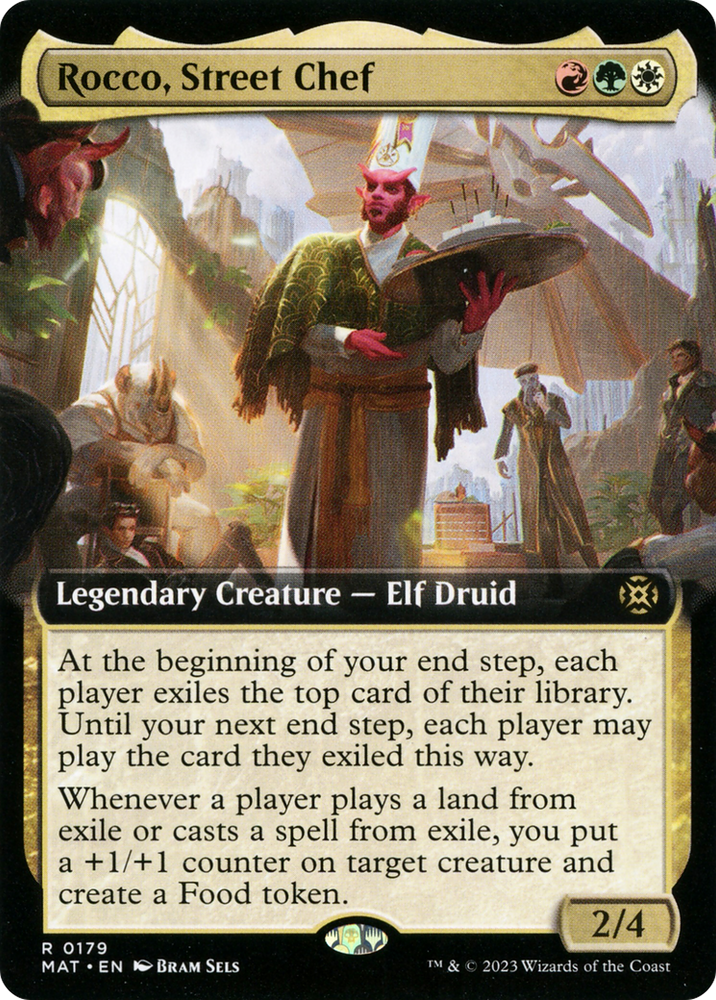 Rocco, Street Chef (Extended Art) [March of the Machine: The Aftermath] Magic: The Gathering