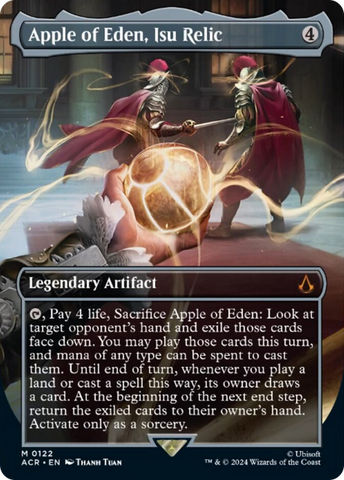 Apple of Eden, Isu Relic (Borderless) [Assassin's Creed] Magic: The Gathering