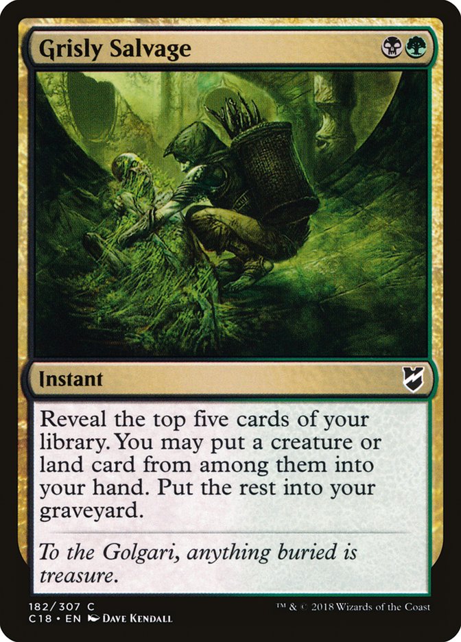 Grisly Salvage [Commander 2018] Magic: The Gathering