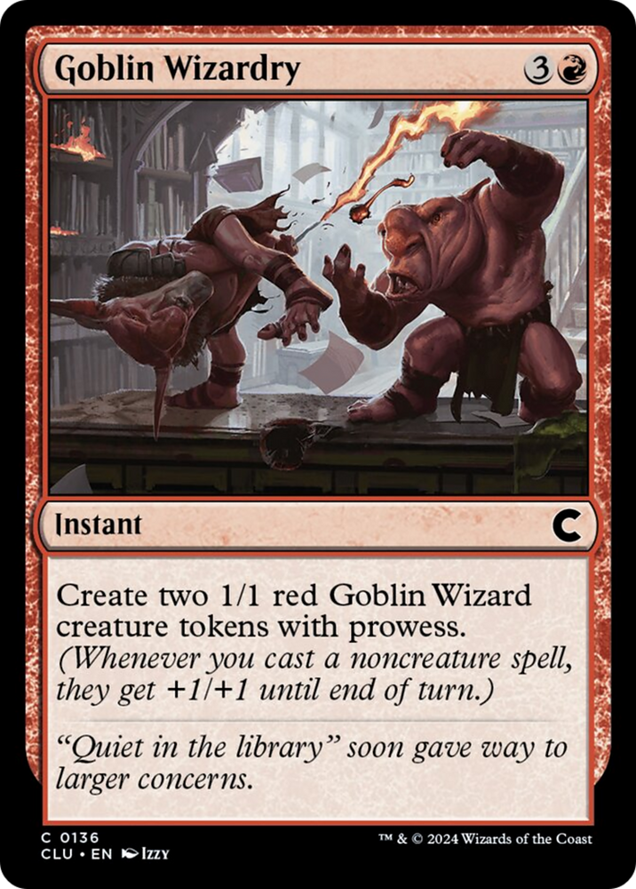 Goblin Wizardry [Ravnica: Clue Edition] Magic: The Gathering