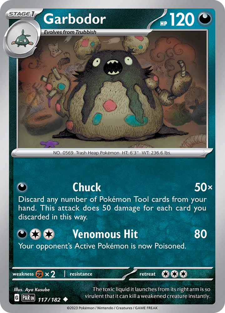Garbodor (117/182) [Scarlet & Violet: Paradox Rift] Pokémon