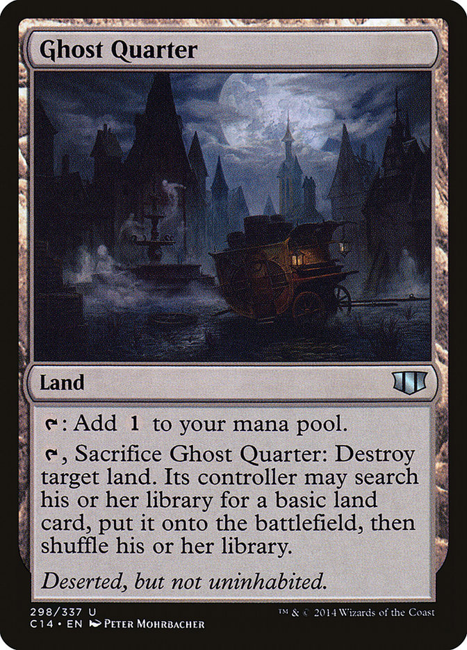 Ghost Quarter [Commander 2014] Magic: The Gathering