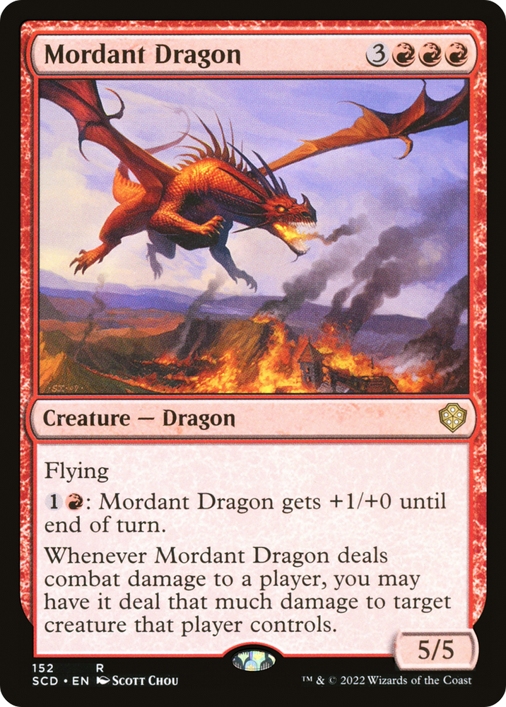 Mordant Dragon [Starter Commander Decks] Magic: The Gathering