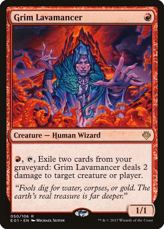 Grim Lavamancer [Archenemy: Nicol Bolas] Magic: The Gathering