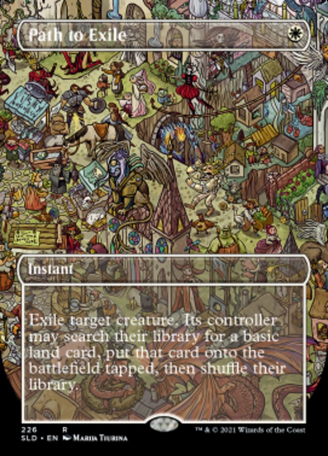 Path to Exile (Borderless) [Secret Lair Drop Series] Magic: The Gathering