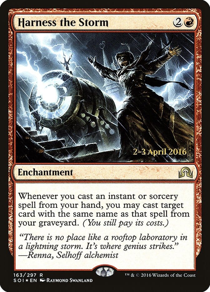 Harness the Storm [Shadows over Innistrad Prerelease Promos] Magic: The Gathering