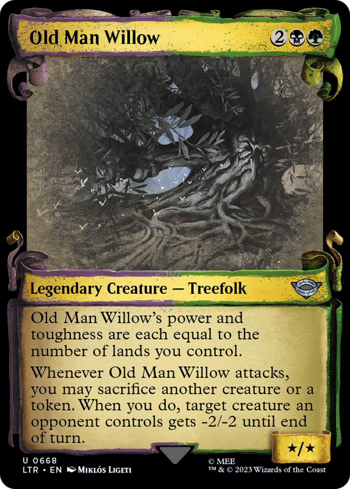 Old Man Willow [The Lord of the Rings: Tales of Middle-Earth Showcase Scrolls] Magic: The Gathering