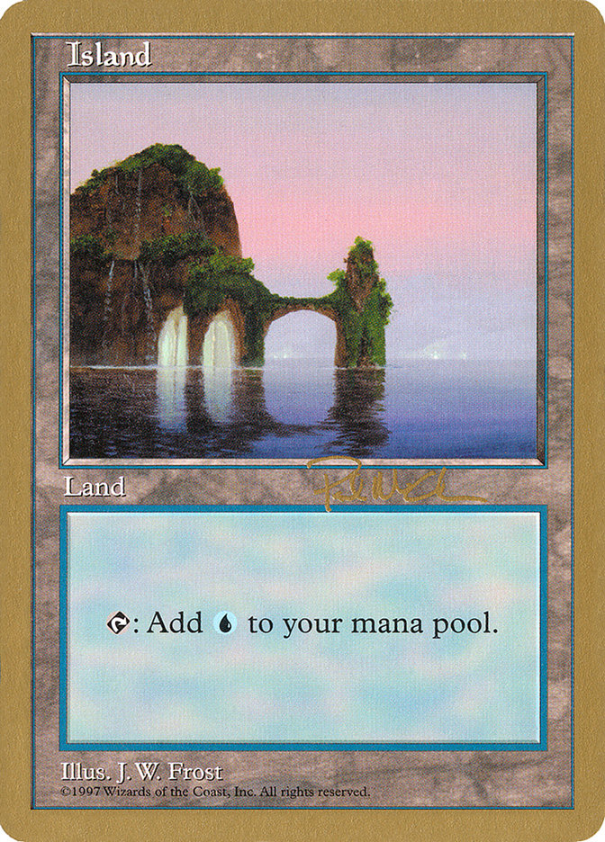 Island (pm434) (Paul McCabe) [World Championship Decks 1997] Magic: The Gathering