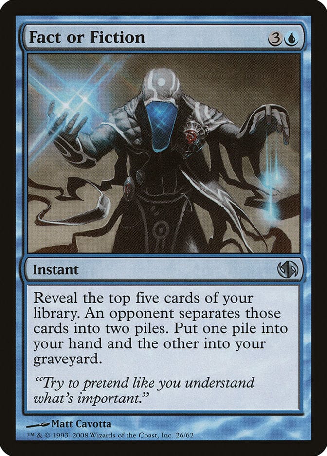Fact or Fiction [Duel Decks: Jace vs. Chandra] Magic: The Gathering