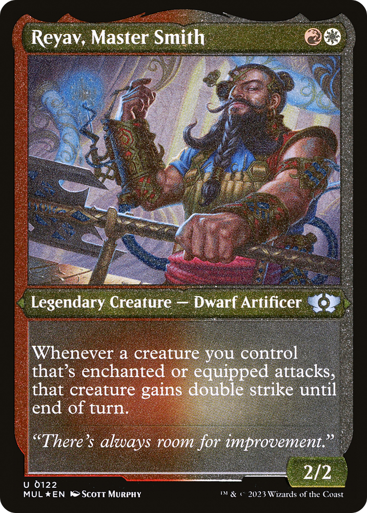 Reyav, Master Smith (Foil Etched) [Multiverse Legends] Magic: The Gathering