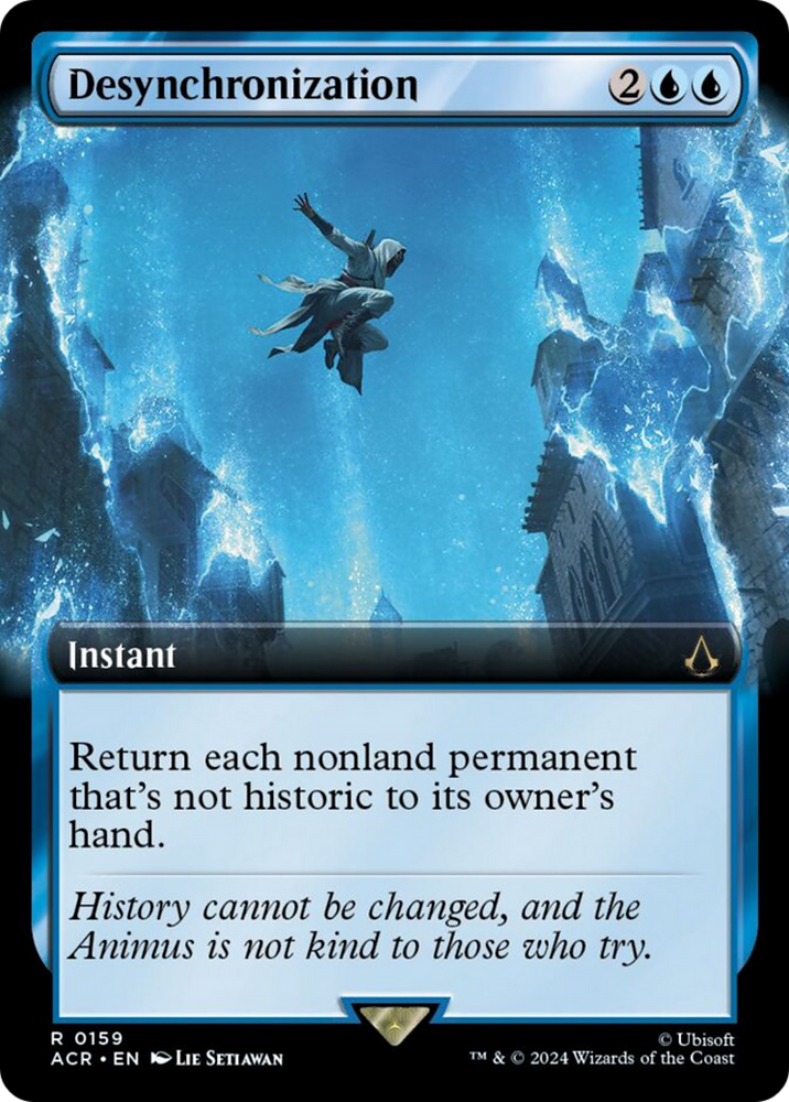 Desynchronization (Extended Art) [Assassin's Creed] Magic: The Gathering