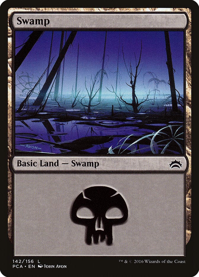 Swamp (142) [Planechase Anthology] Magic: The Gathering