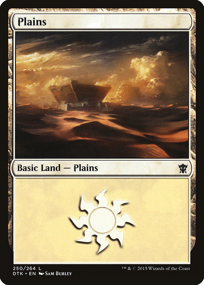 Plains (250) [Dragons of Tarkir] Magic: The Gathering