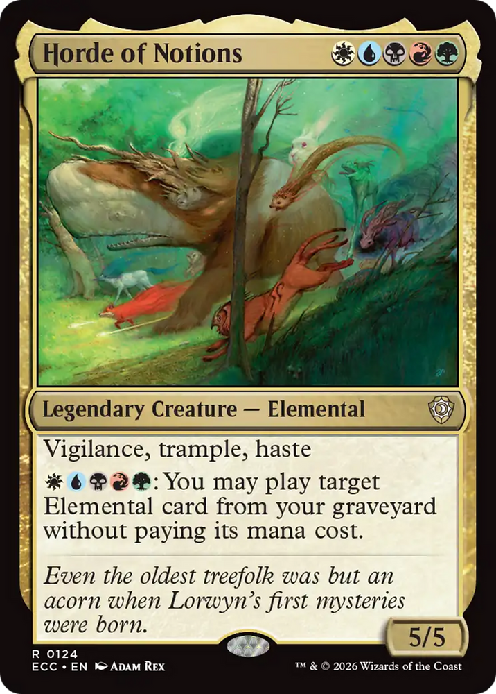 Horde of Notions [Lorwyn Eclipsed Commander] Magic: The Gathering