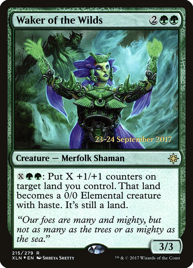 Waker of the Wilds [Ixalan Prerelease Promos] Magic: The Gathering