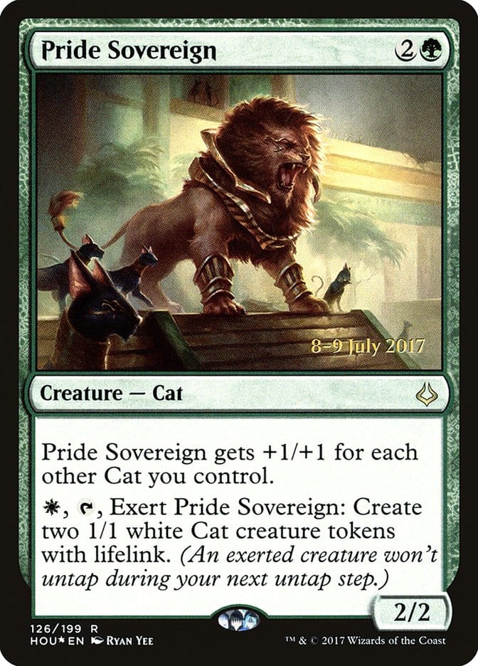 Pride Sovereign [Hour of Devastation Prerelease Promos] Magic: The Gathering