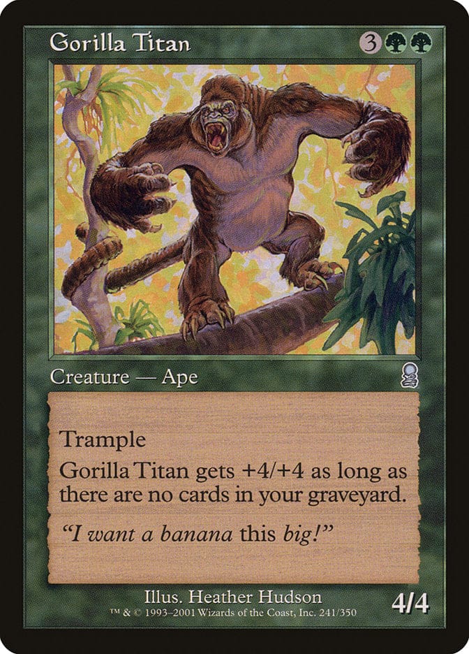 Gorilla Titan [Odyssey] Magic: The Gathering