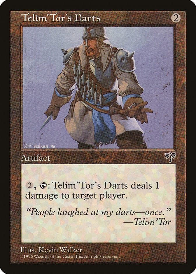 Telim'Tor's Darts [Mirage] Magic: The Gathering