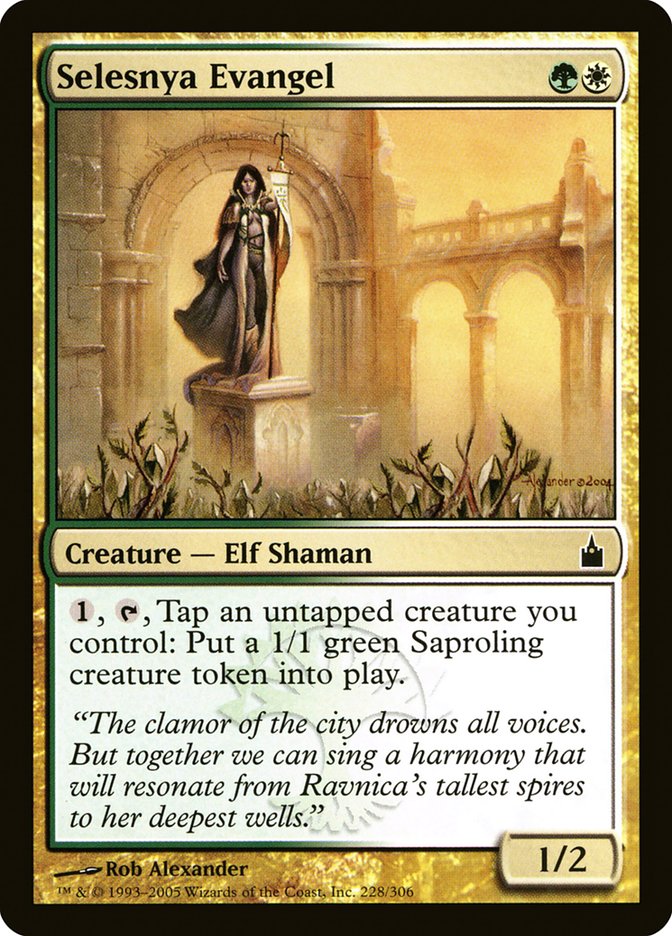 Selesnya Evangel [Ravnica: City of Guilds] Magic: The Gathering