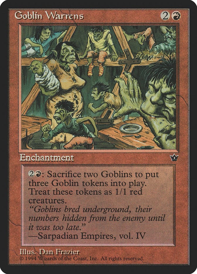 Goblin Warrens [Fallen Empires] Magic: The Gathering