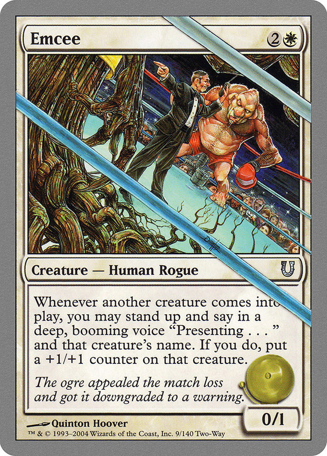 Emcee [Unhinged] Magic: The Gathering