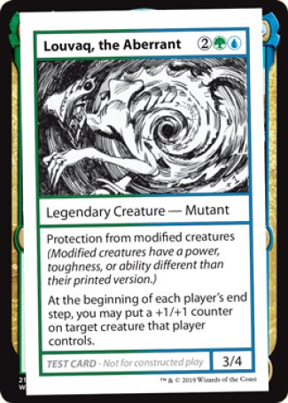 Louvaq, the Aberrant (2021 Edition) [Mystery Booster Playtest Cards] Magic: The Gathering