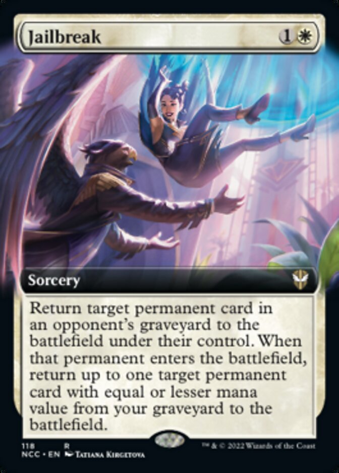 Jailbreak (Extended Art) [Streets of New Capenna Commander] Magic: The Gathering