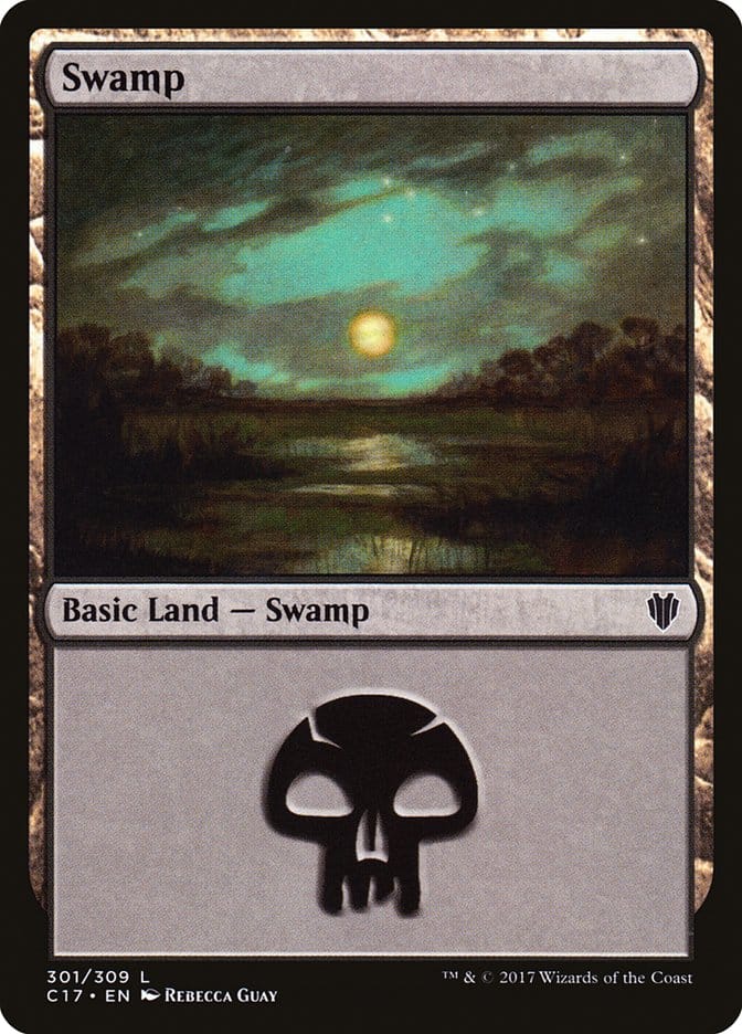 Swamp (301) [Commander 2017] Magic: The Gathering