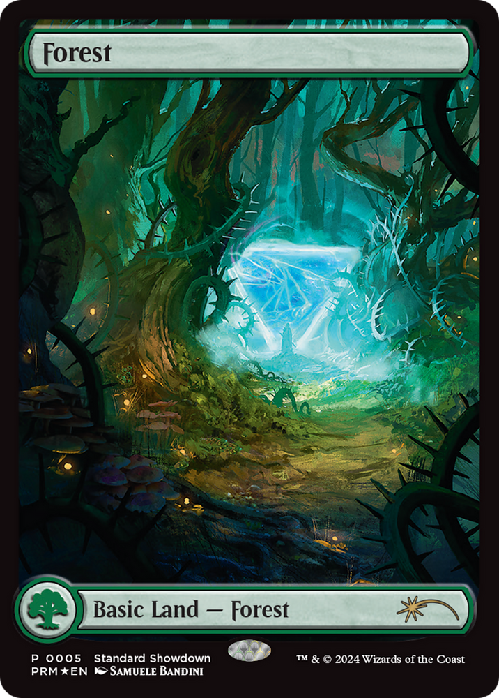 Forest (Samuele Bandini) (2024) [Standard Showdown Promos] Magic: The Gathering