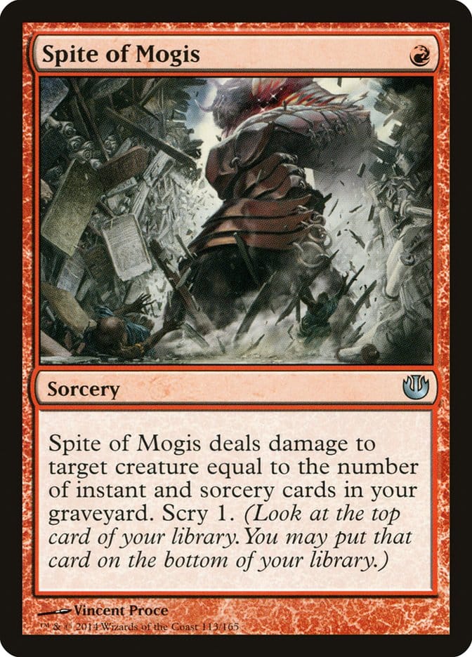Spite of Mogis [Journey into Nyx] Magic: The Gathering