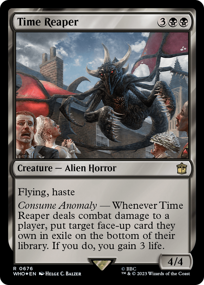 Time Reaper (Surge Foil) [Doctor Who] Magic: The Gathering