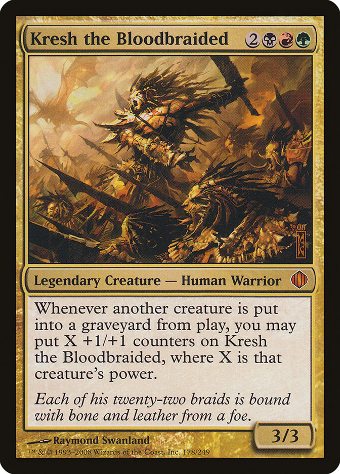 Kresh the Bloodbraided [Shards of Alara] Magic: The Gathering