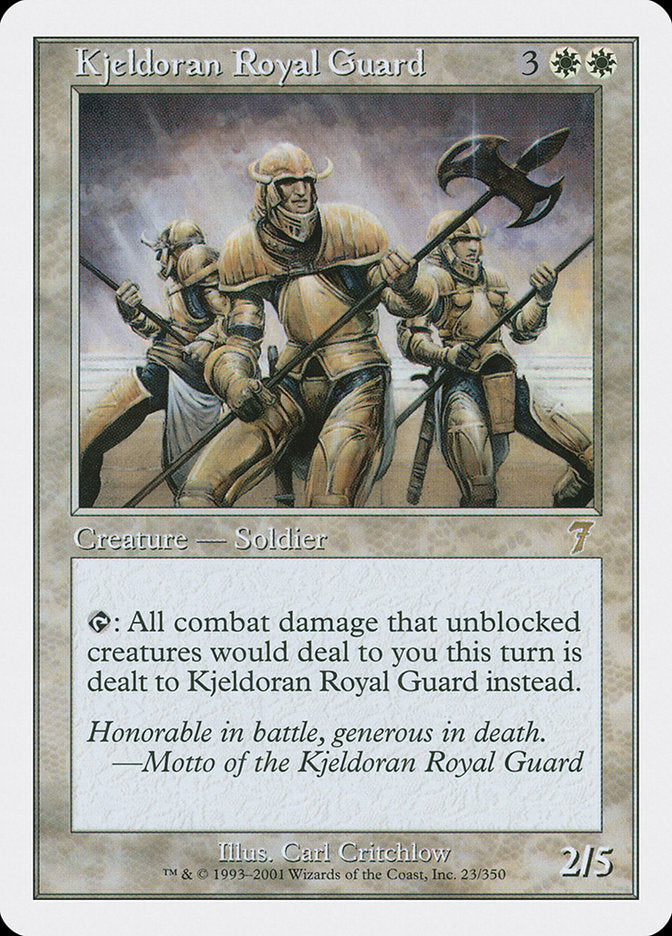 Kjeldoran Royal Guard [Seventh Edition] Magic: The Gathering