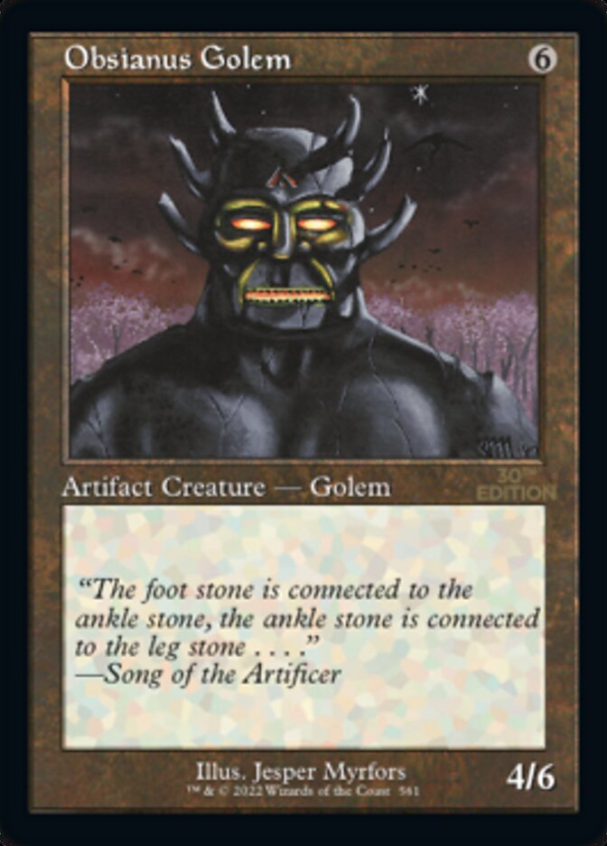 Obsianus Golem (Retro) [30th Anniversary Edition] Magic: The Gathering