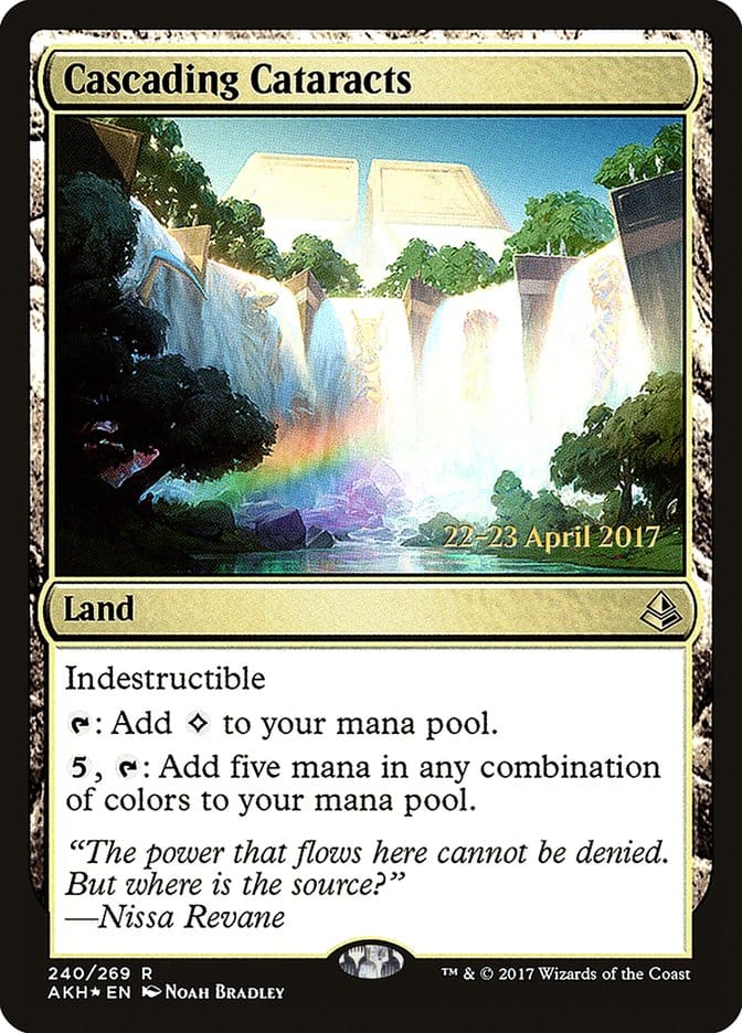 Cascading Cataracts [Amonkhet Prerelease Promos] Magic: The Gathering
