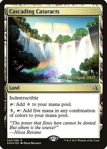 Cascading Cataracts [Amonkhet Prerelease Promos] Magic: The Gathering