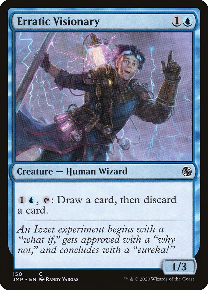 Erratic Visionary [Jumpstart] Magic: The Gathering