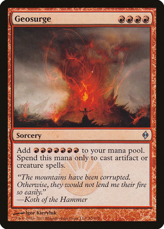 Geosurge [New Phyrexia] Magic: The Gathering