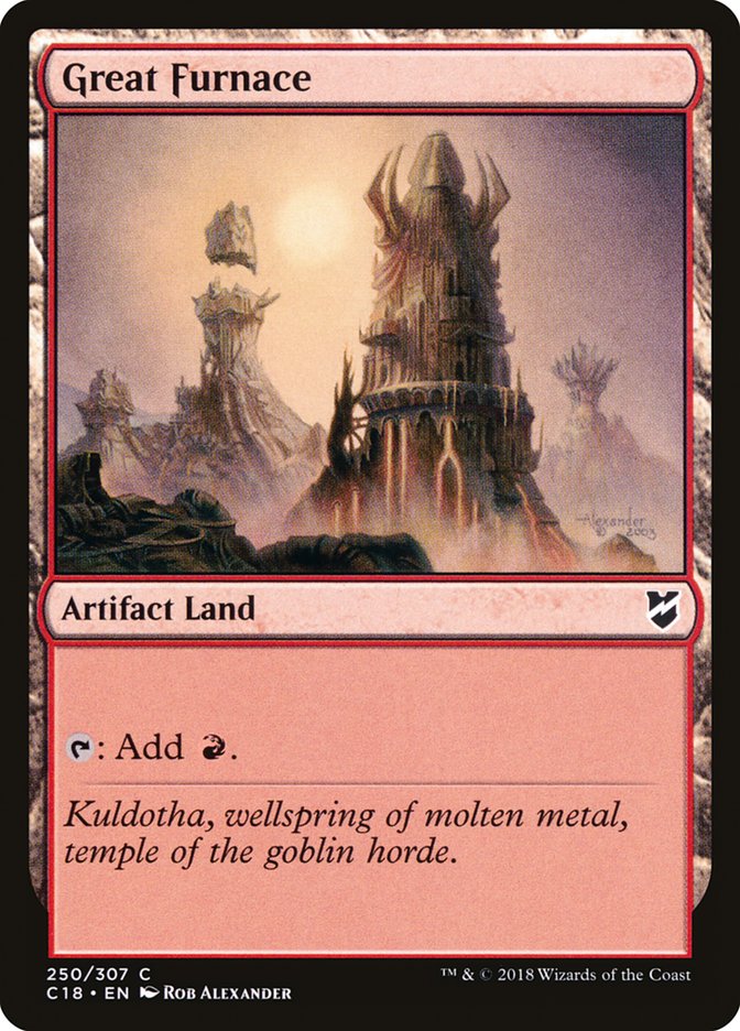 Great Furnace [Commander 2018] Magic: The Gathering