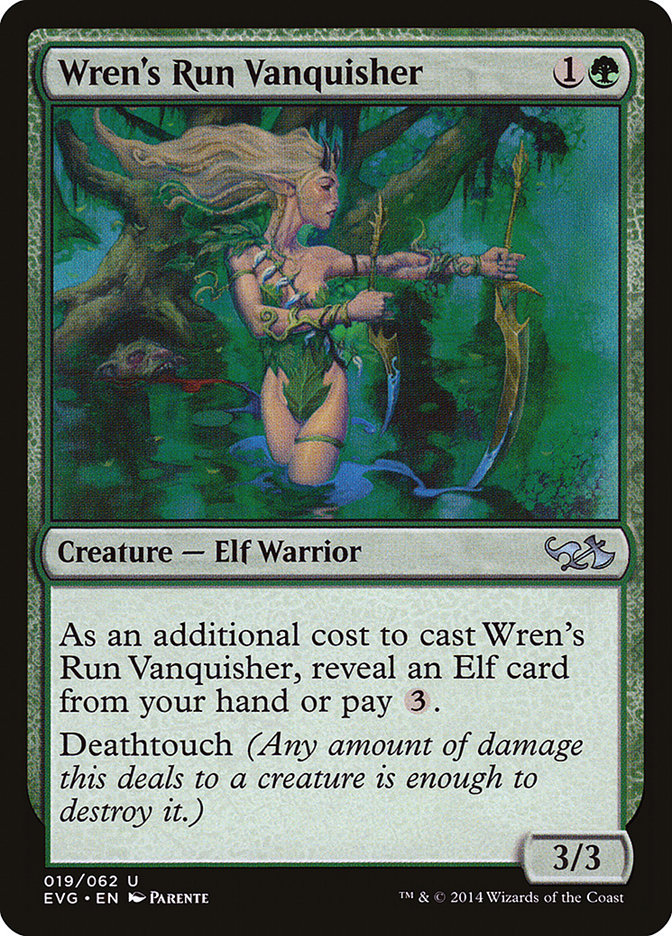 Wren's Run Vanquisher (Elves vs. Goblins) [Duel Decks Anthology] Magic: The Gathering