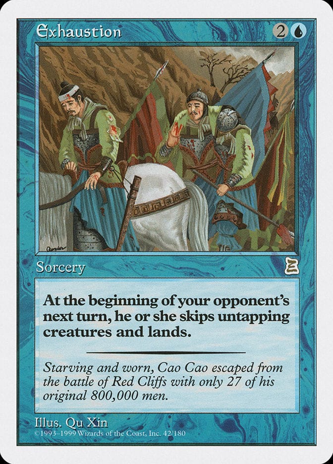 Exhaustion [Portal Three Kingdoms] Magic: The Gathering