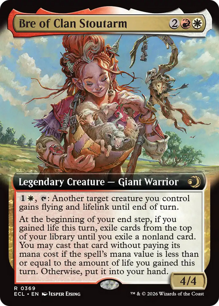 Bre of Clan Stoutarm (Extended Art) [Lorwyn Eclipsed] Magic: The Gathering