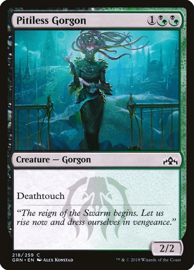 Pitiless Gorgon [Guilds of Ravnica] Magic: The Gathering