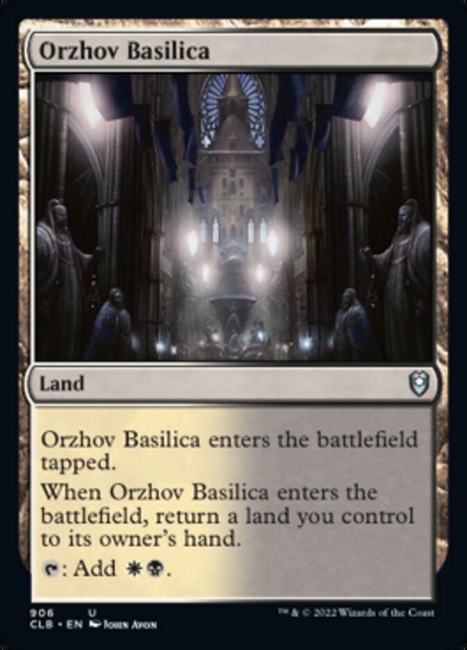 Orzhov Basilica [Commander Legends: Battle for Baldur's Gate] Magic: The Gathering