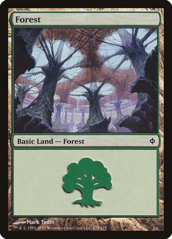 Forest (175) [New Phyrexia] Magic: The Gathering