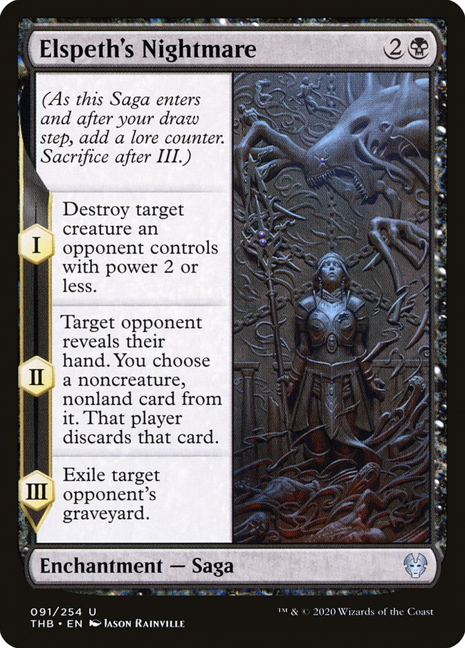 Elspeth's Nightmare [Theros Beyond Death] Magic: The Gathering
